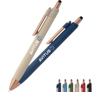 York Recycled Plastic Bronze Trim Stylus Ballpoint Pen - GS3874