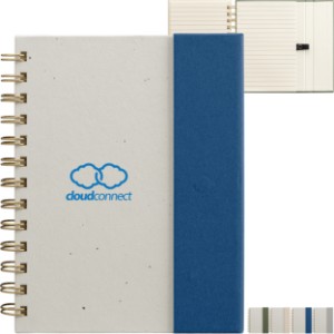 Halden B6 FSC Paper Sticky Note Spiral Notebook, 5.59" x 6.97" - GS3880