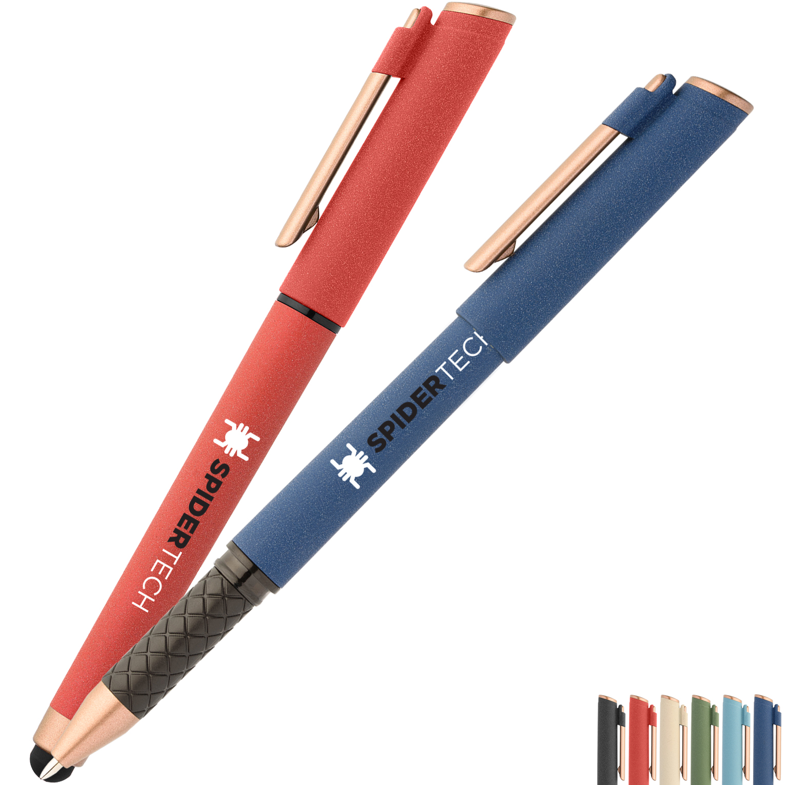 Product Photo 1 York Recycled Plastic Bronze Trim Stylus Gel Pen