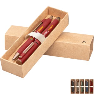 York Recycled Retractable Pen Gift Set - GS3889