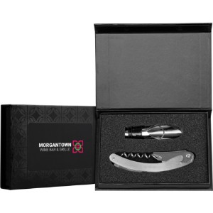 Raven Stainless Steel & Silicone Wine Gift Set, 2 Piece - GS3890
