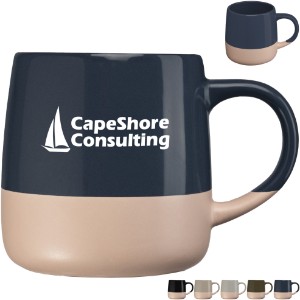 Atlas Ceramic Color Block Mug, 15 oz. - GS3891