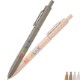 Vale Recycled Plastic Diamond Textured Metallic Retractable Pen