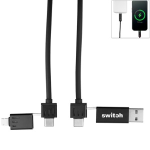 Light-Up 100W Quick Charge Cable, 3' - HT7068