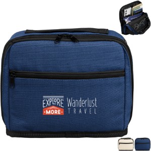 Odyssey Recycled Cotton Tech Organizer Zippered Pouch - GS3900