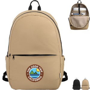 Mercer Recycled Nylon Luggage Strap 15" Laptop Backpack - GS3902