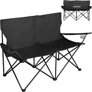Double Take rPET Folding Chair for Two w/ Carrying Bag - HT7025