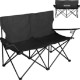 Double Take rPET Folding Chair for Two w/ Carrying Bag