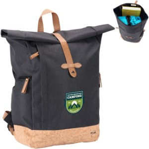 EarthTrendz™ rPET Rolltop Backpack - ST9364