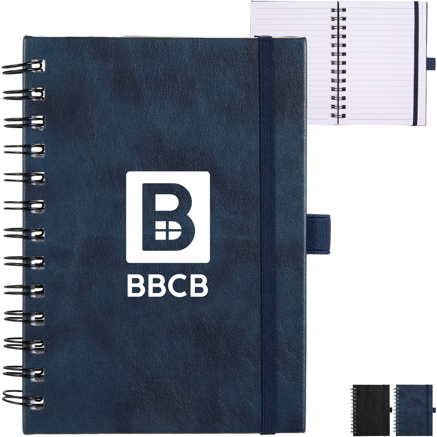 Product Photo 1 Morano FSC® Recycled Spiral JournalBook®, 5" x 7"