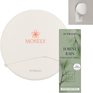 Vitruvi® Plug-In Wall Diffuser Bundle w/ Forest Rain Scent Refill - LD5631