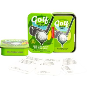 Kikkerland® Golf Trivia Card Game in Tin - IC1111