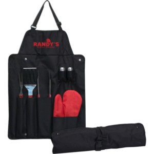 Seasoned 7-Pc BBQ Apron Set - IC1154
