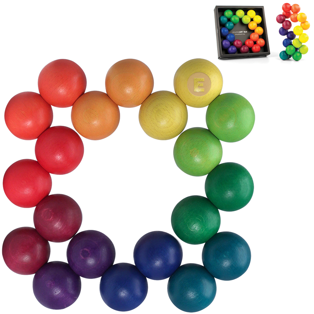 Product Photo 1 playableART® Colorful Connected Ball Toy
