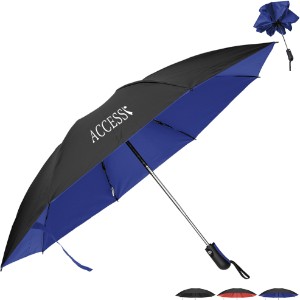 Two-Tone rPET Inversion Umbrella, 46" Arc - HT7078