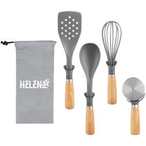 Four-Piece reGen Beechwood Utensil Set - BO1343