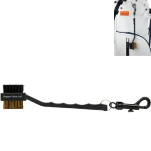 Recycled Golf Brush w/ Dual Bristles & Clip Attachment - BT2498