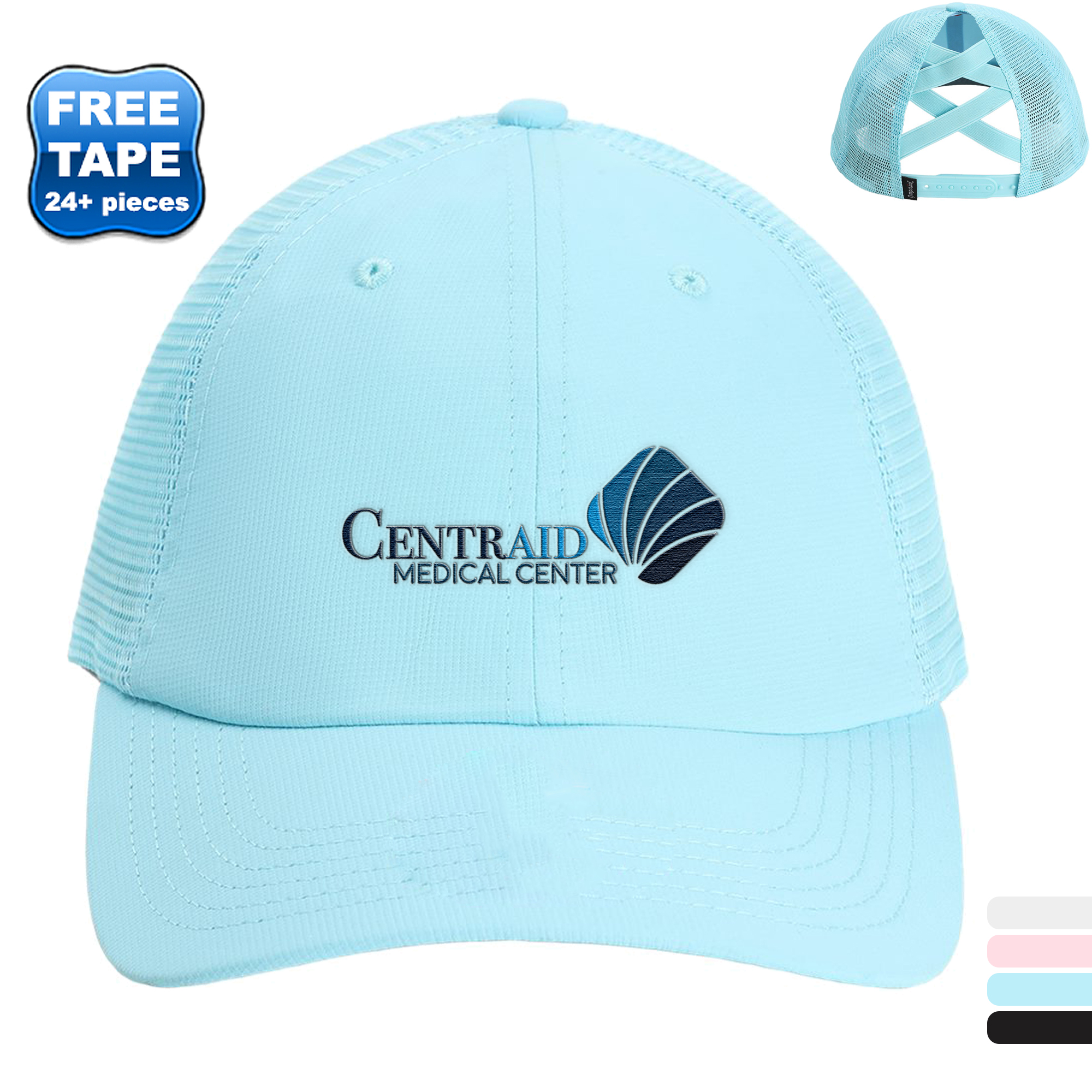 Product Photo 1 Imperial® Hinsen Recycled Poly Mesh Back Ladies' Ponytail Cap