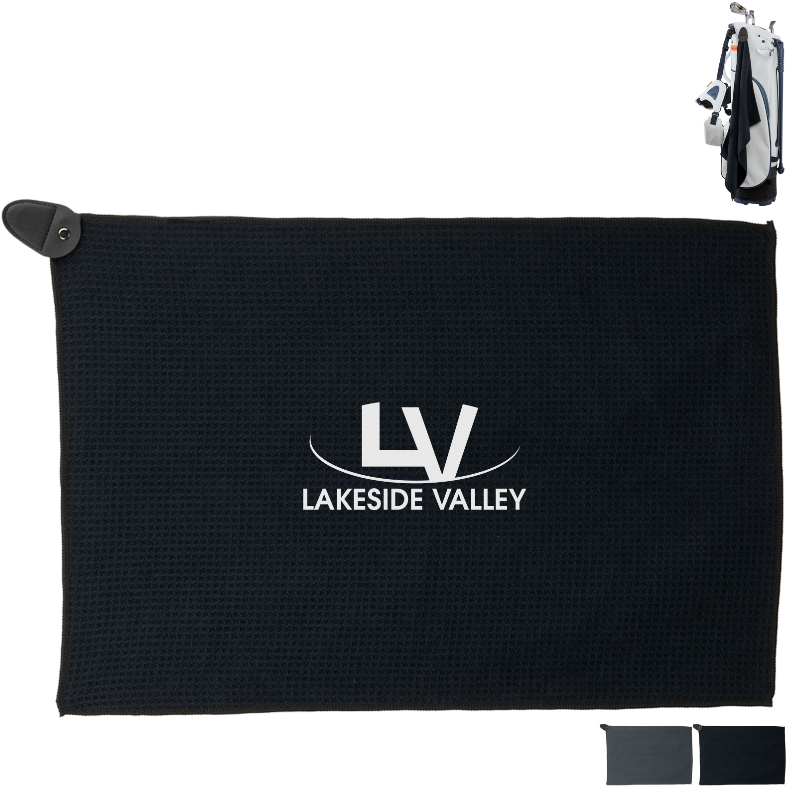 Product Photo 1 Magnetic Waffle Golf Towel, 16" x 24"