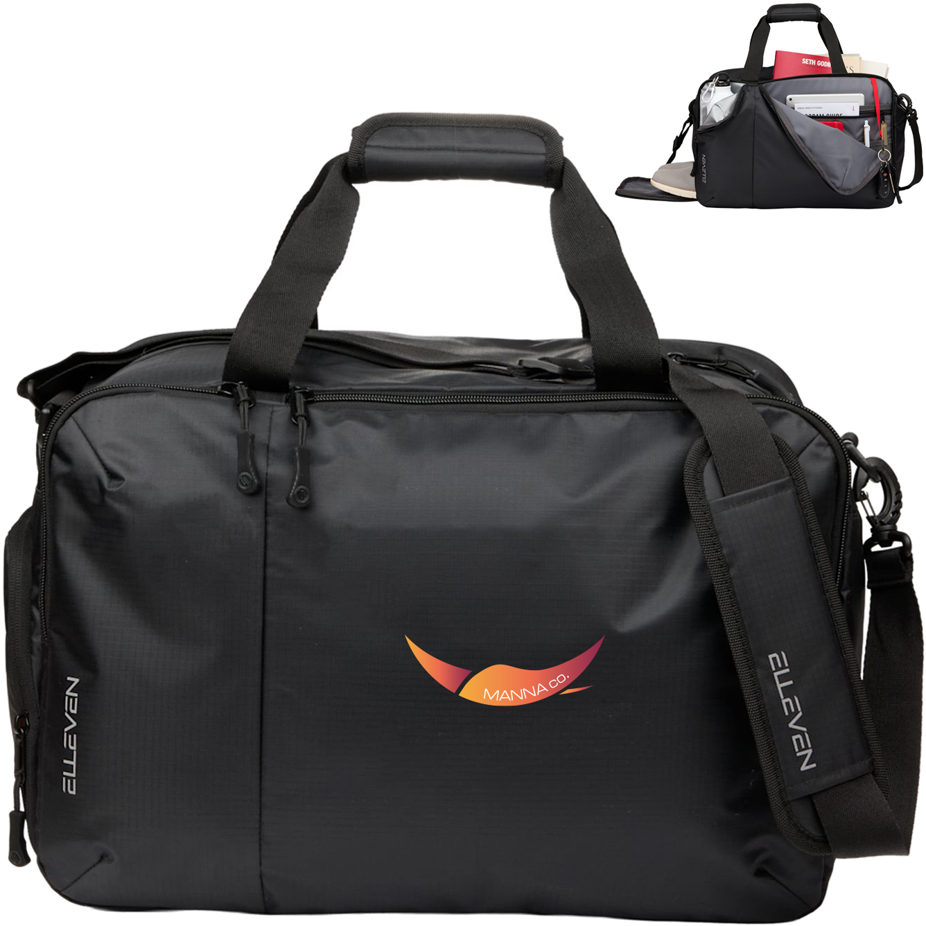 Product Photo 1 elleven™ Zenith Recycled 18" Laptop Duffel Bag