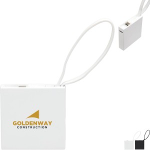 Recycled Power Bank w/ Type-C Cable, 2000mAh - LD5653