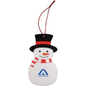 Snowman Stock Art Plastic Ornament - WO1790