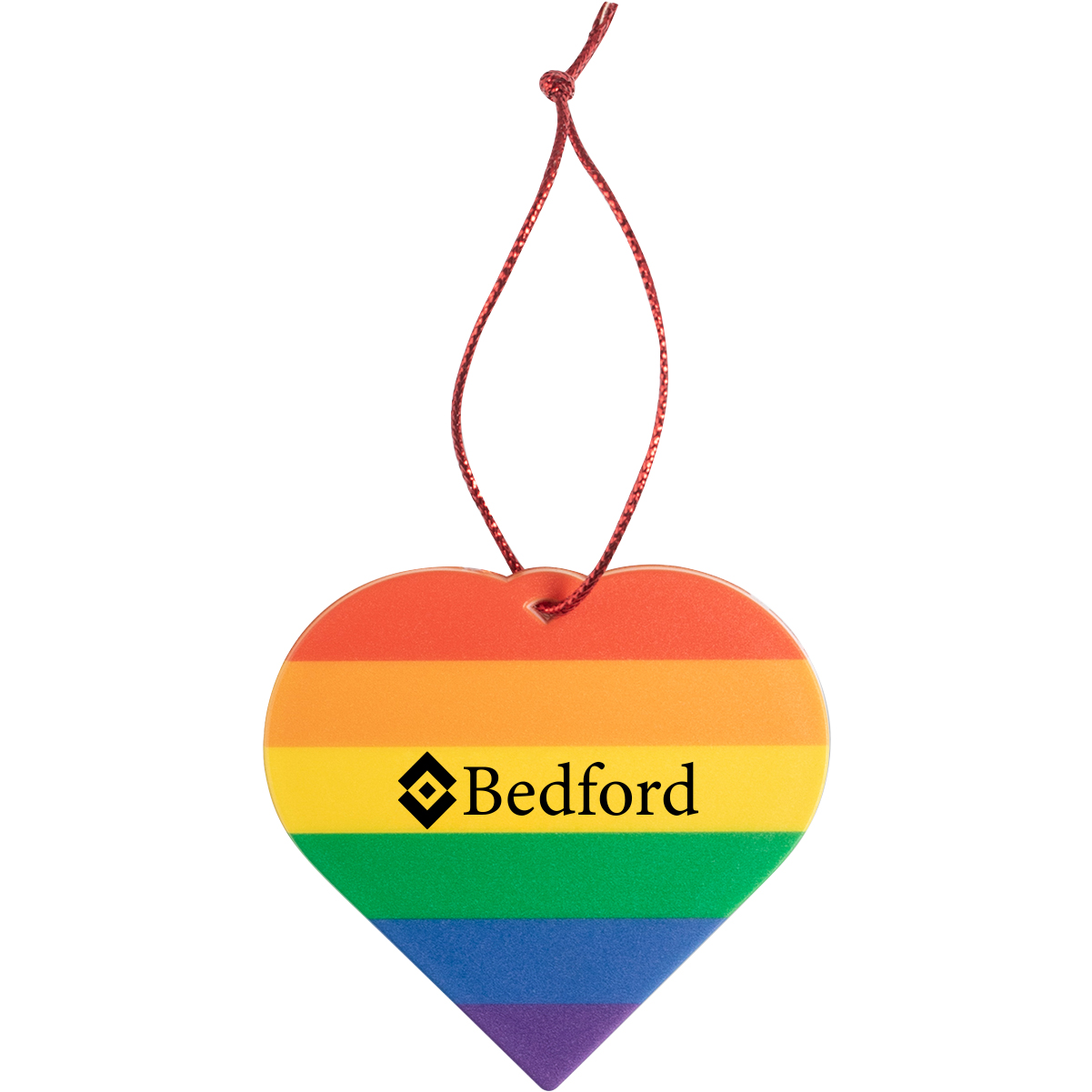 Product Photo 1 Heart Pride Plastic Ornament