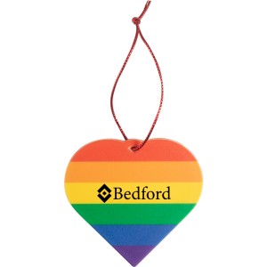 Heart Pride Plastic Ornament - WO1794