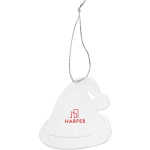 Acrylic Style Santa Hat Ornament - WO1787