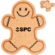 Gingerbread Man Cork Coaster