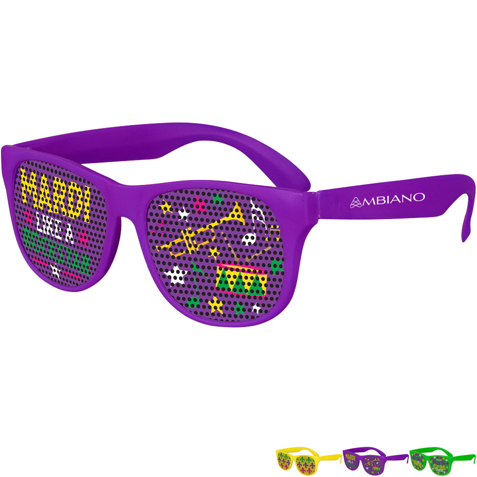 Product Photo 1 Mardi Gras Art Pinhole Sunglasses