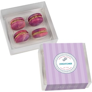 Birthday Cake Macaron Box, 4 Pack - MD9706