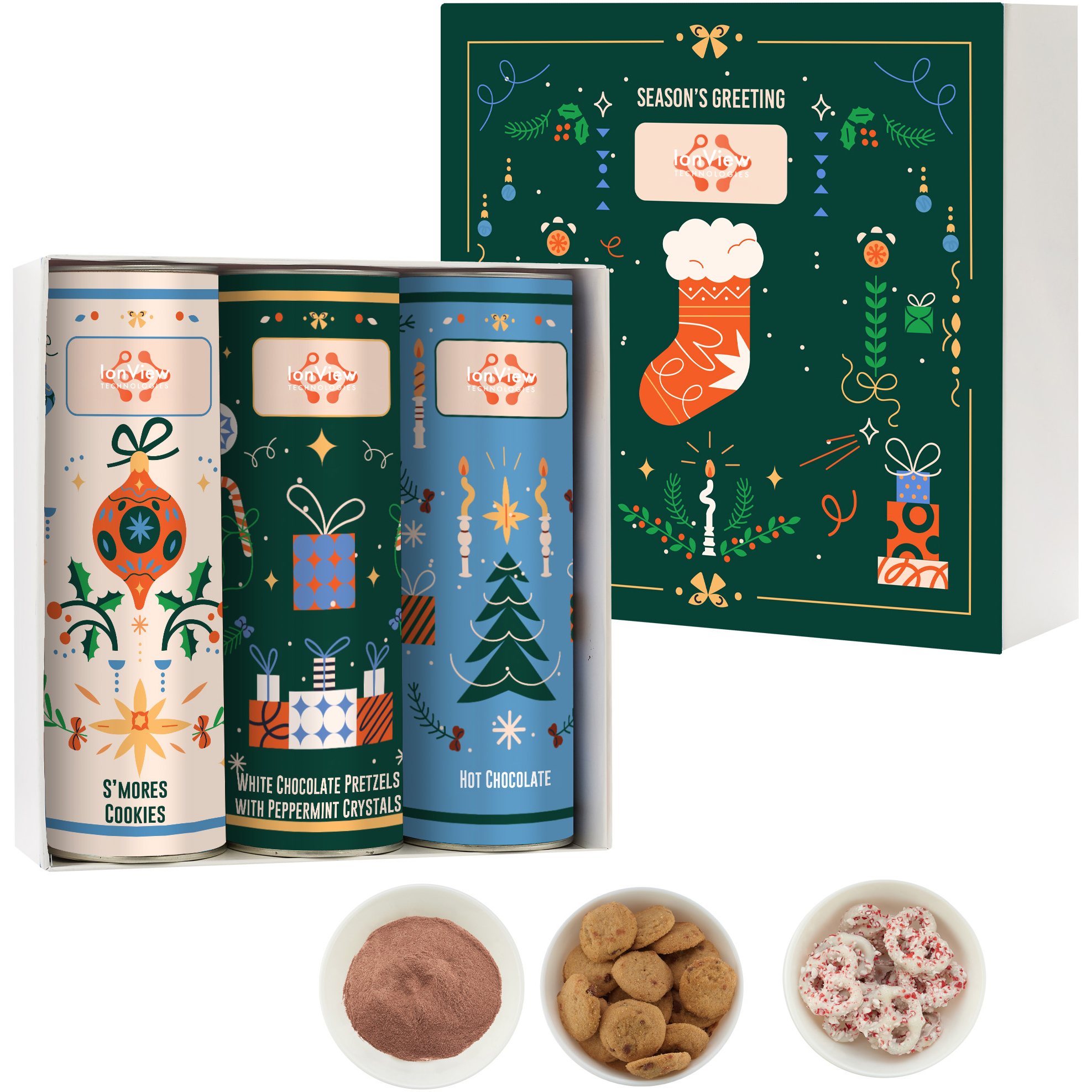 Product Photo 1 Crave Snack Collection, 3 Tubes - Hot Chocolate, S'mores & Pretzels