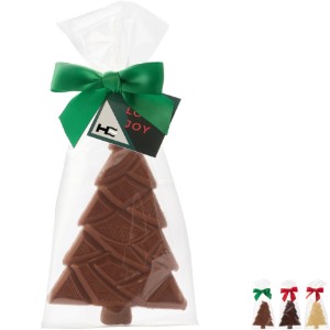 Belgian Chocolate Holiday Tree in Bow Bag - MD9772