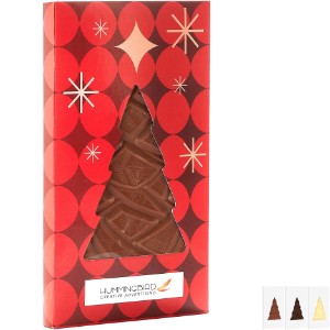 Belgian Chocolate Holiday Tree in Window Box - MD9773