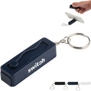 Contour Phone Stand Key Chain w/ Finger Fidget - AR2065