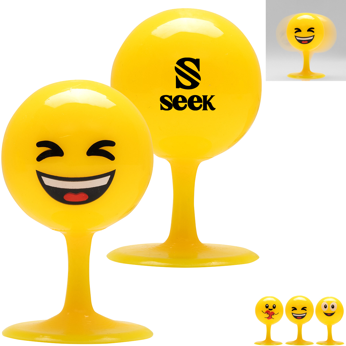 Product Photo 1 Emoji Bopper Desk Ball w/ Suction Cup