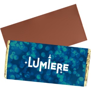 Belgian Chocolate Bar Foil Wrapped, 3.5 oz - MD9805