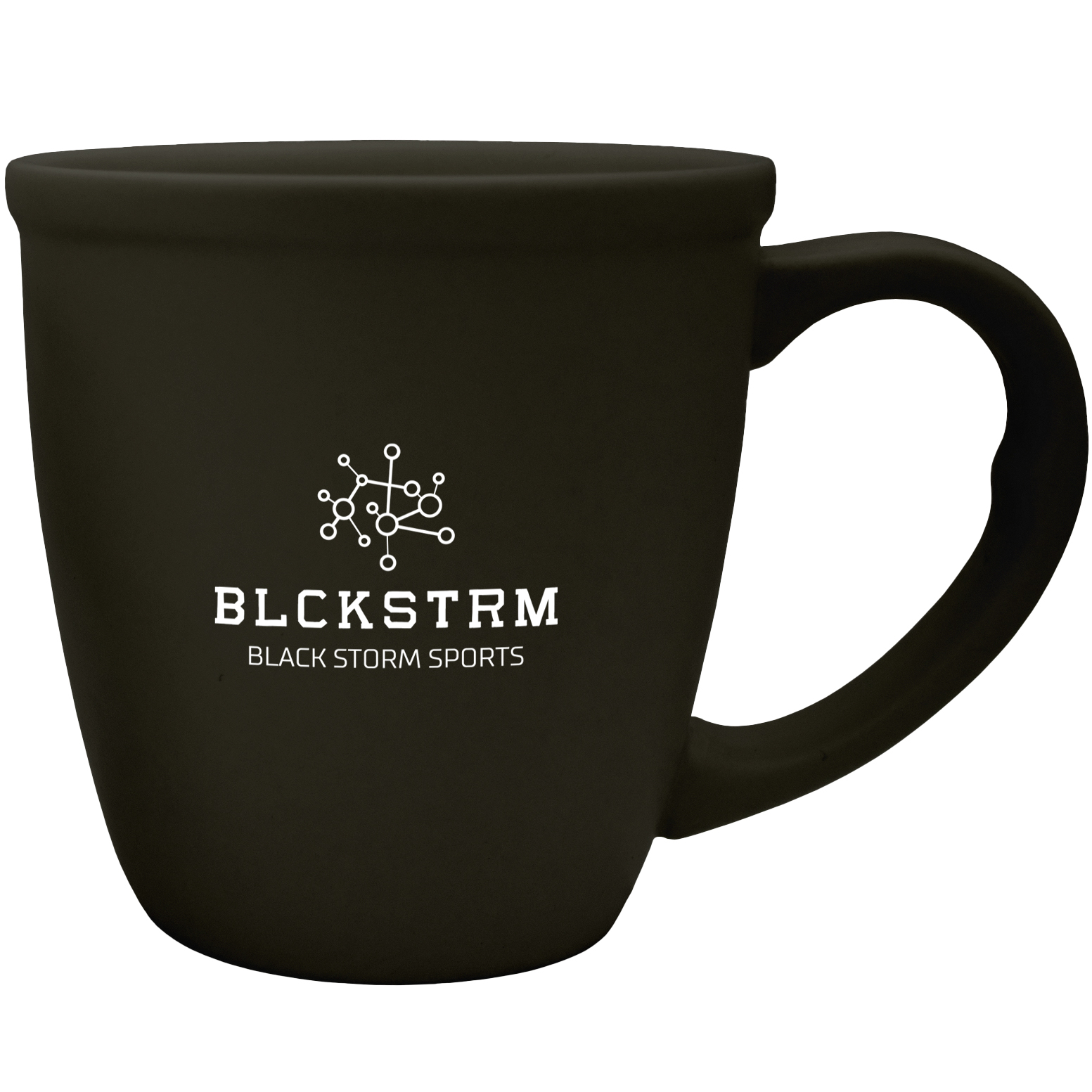 Product Photo 1 Matte Black Bistro Ceramic Mug, 14oz.