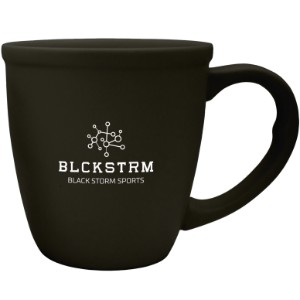 Matte Black Bistro Ceramic Mug, 14oz. - XP1455