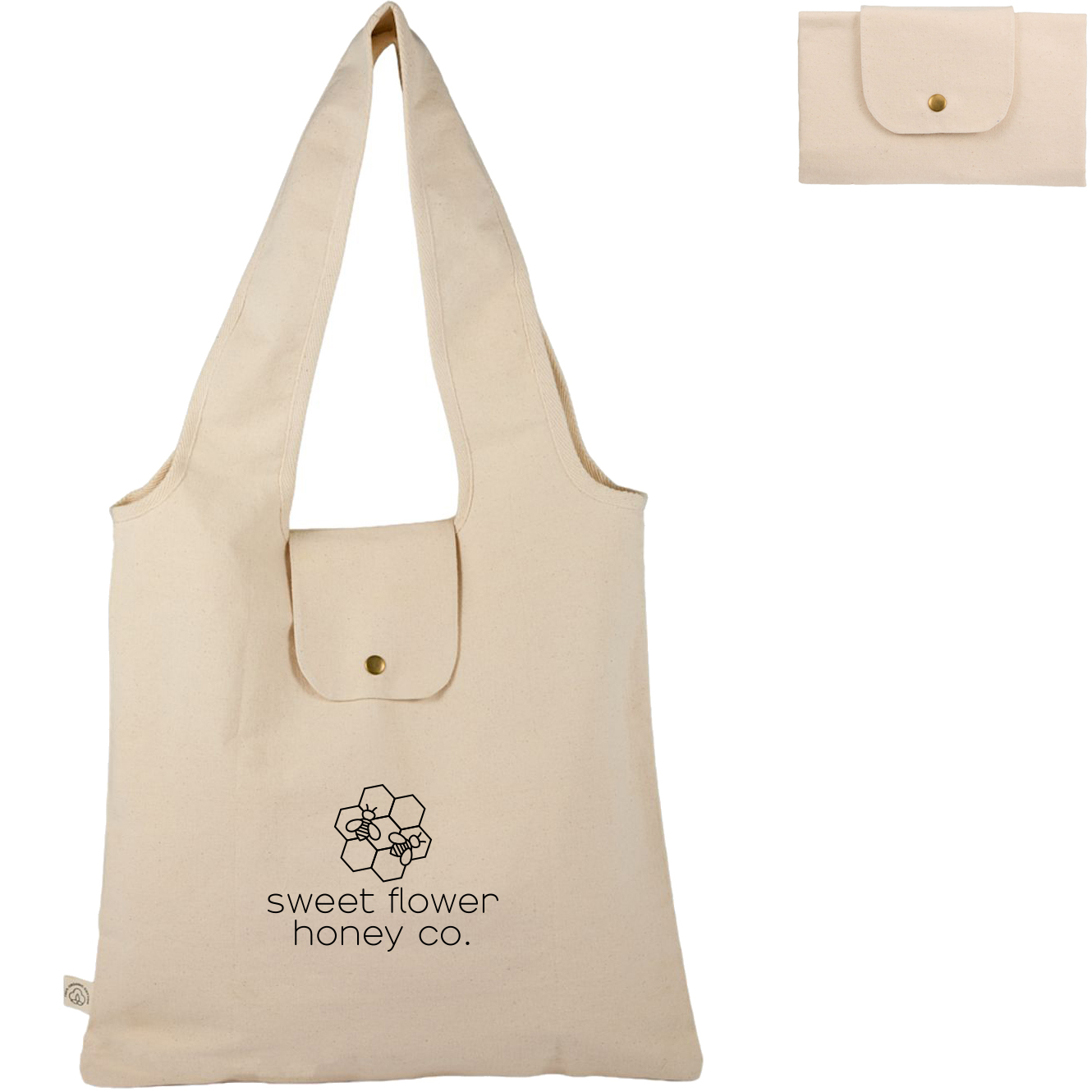 Product Photo 1 Packable 8oz. Organic Cotton Tote