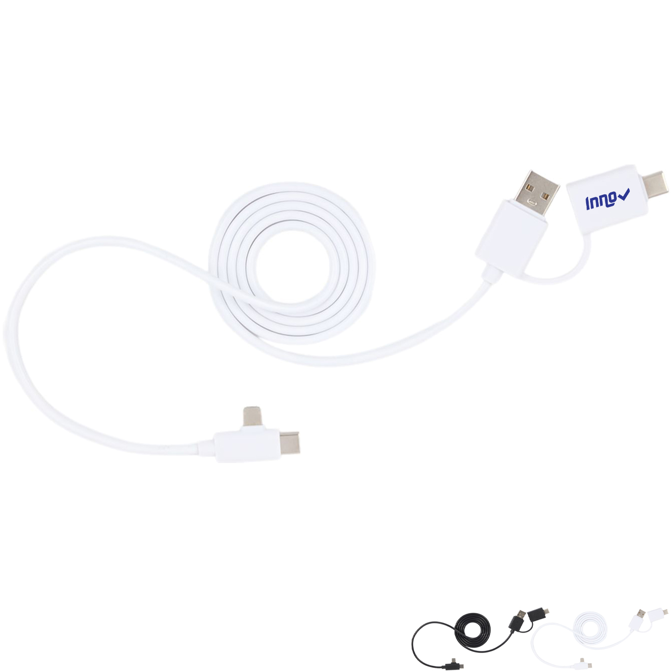 Product Photo 1 Five-in-One Recycled Long Charging Cable