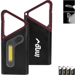 Clip 'N Glow Rechargeble Carabiner COB Flashlight - HT7085