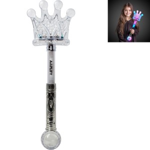 LED Silver Crown Wand - BX1728