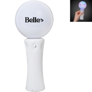 White Orb Light Up Spinner Wand - BX1714