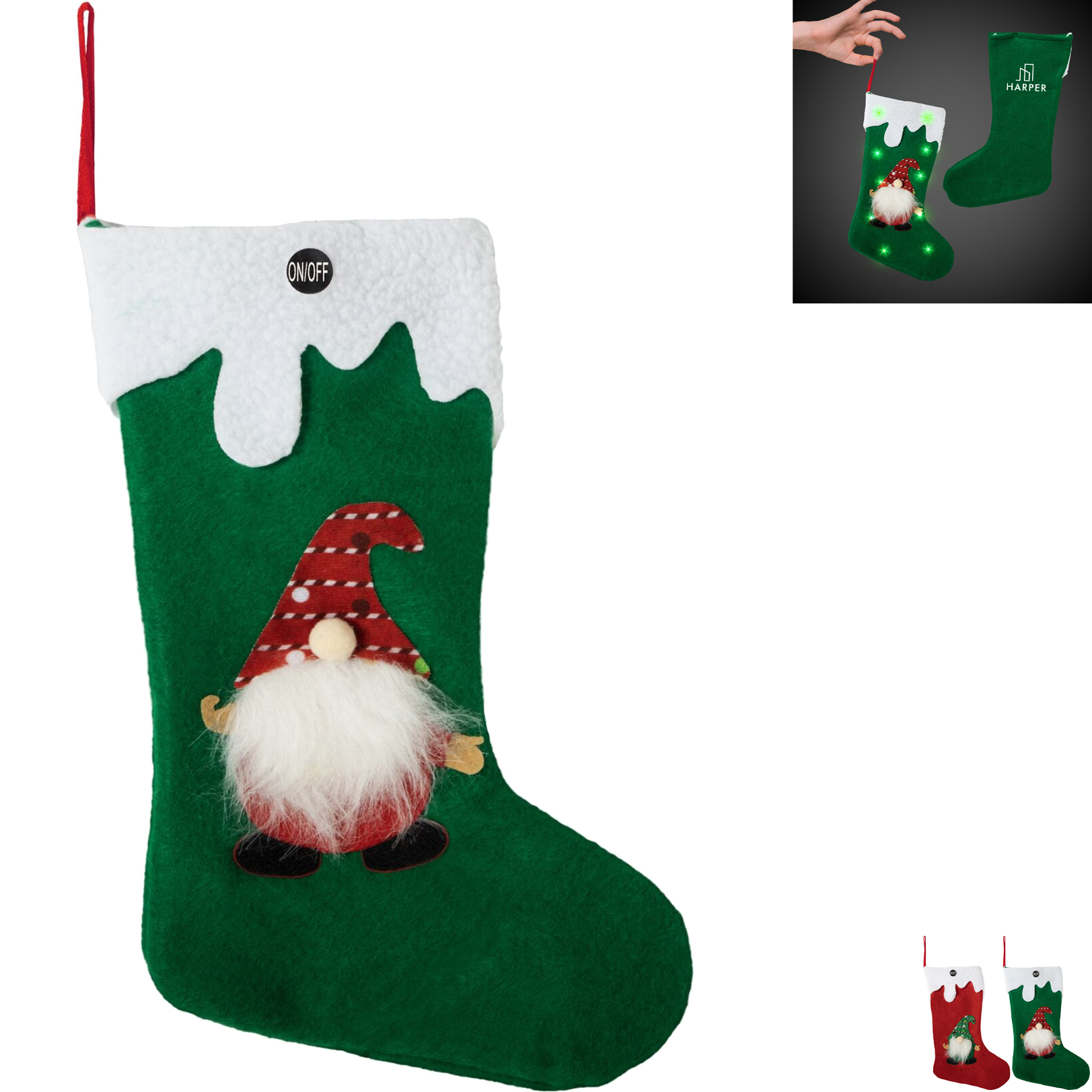 Product Photo 1 Christmas Light Up Stocking