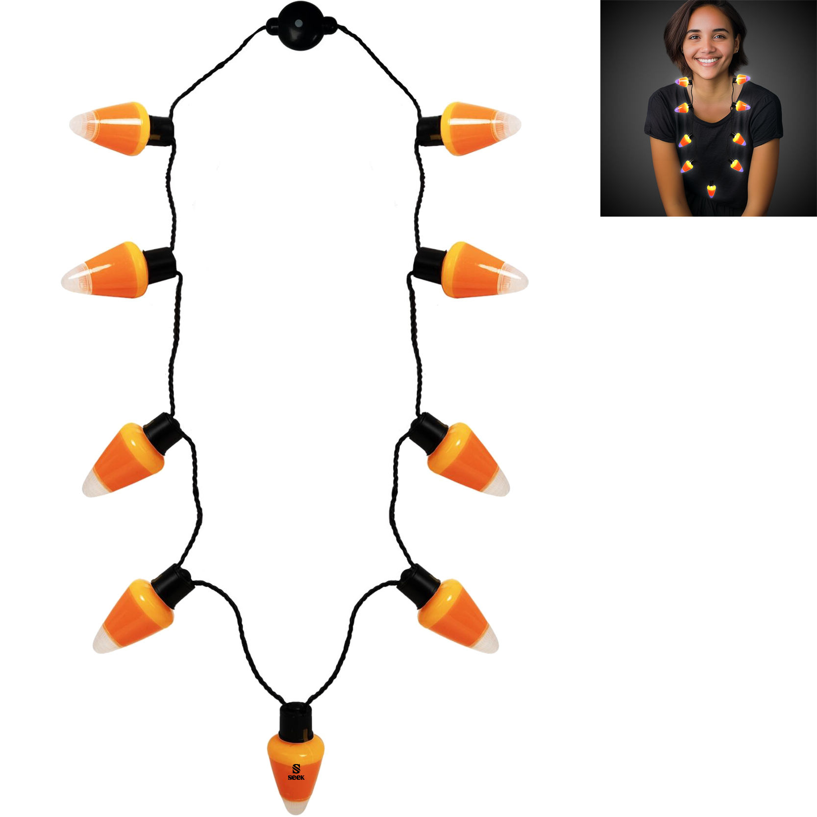 Product Photo 1 LED Candy Corn Necklace