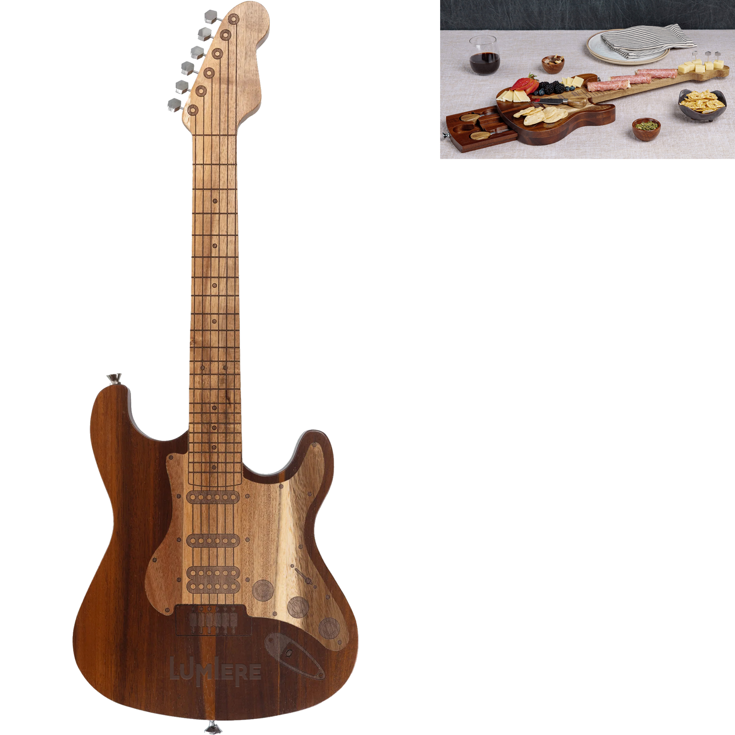 Product Photo 1 Guitar Legend Acacia Cheese Board