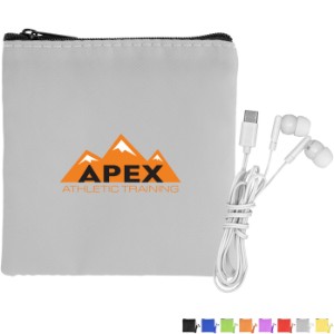 Eco RPET Earbud Travel Pouch - AL8449