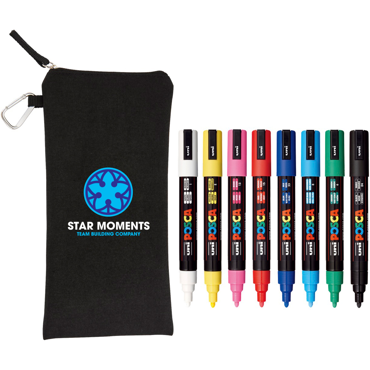 Product Photo 1 POSCA® 8-Piece Basic Marker Set w/ Bag